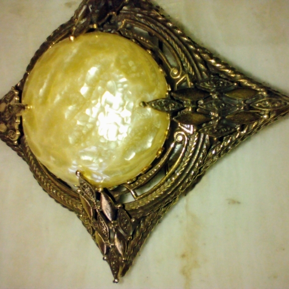 Brooch Signed by Robert Graham Vtg Retro Era, circa mid-20th century - Picture 12 of 16